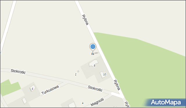 Ślężany, Rybna, 8a, mapa Ślężany