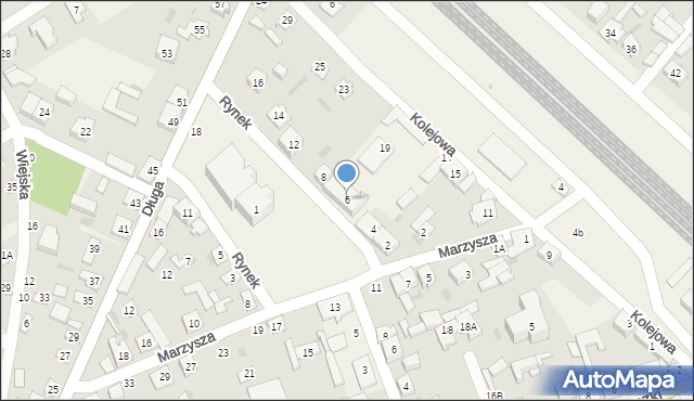 Sobolew, Rynek, 6, mapa Sobolew