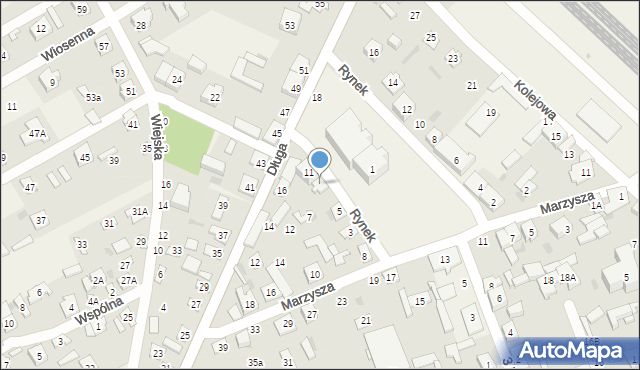 Sobolew, Rynek, 9, mapa Sobolew