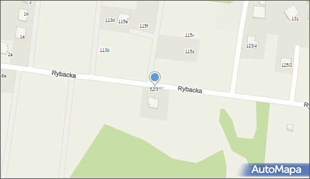 Sobolewo, Rybacka, 52/3, mapa Sobolewo