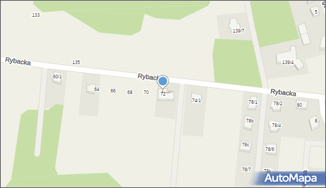 Sobolewo, Rybacka, 72, mapa Sobolewo
