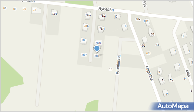 Sobolewo, Rybacka, 78k, mapa Sobolewo