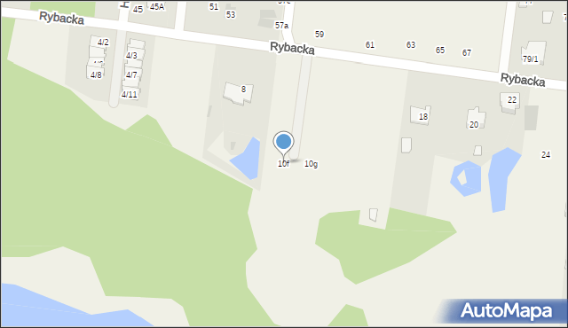 Sobolewo, Rybacka, 10f, mapa Sobolewo