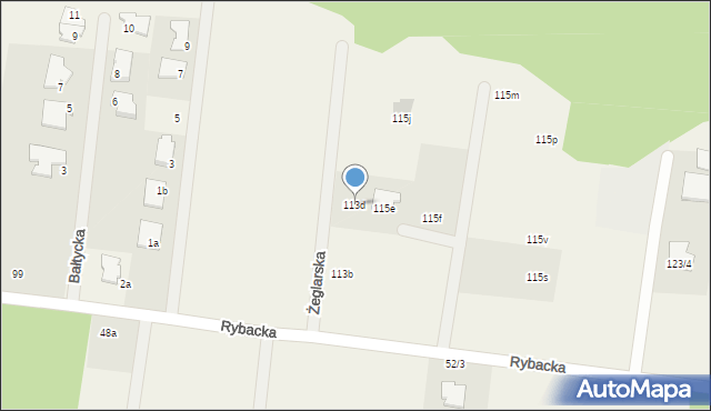 Sobolewo, Rybacka, 113d, mapa Sobolewo