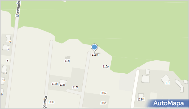 Sobolewo, Rybacka, 115m, mapa Sobolewo