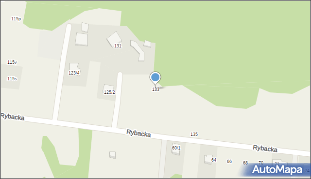 Sobolewo, Rybacka, 133, mapa Sobolewo