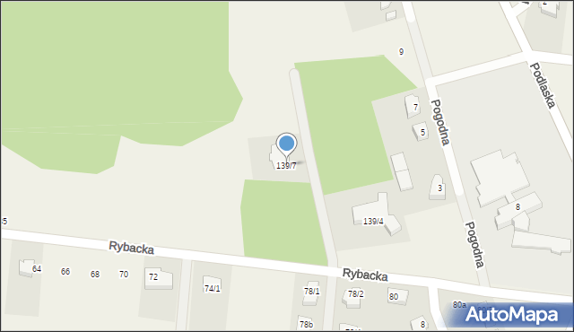 Sobolewo, Rybacka, 139/7, mapa Sobolewo