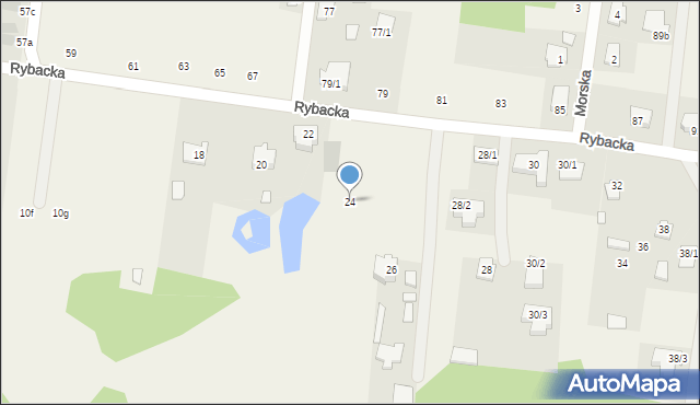 Sobolewo, Rybacka, 24, mapa Sobolewo