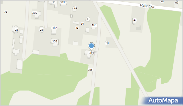 Sobolewo, Rybacka, 38/3, mapa Sobolewo