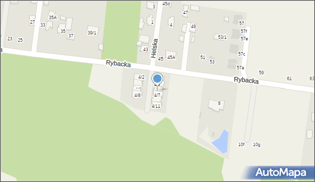 Sobolewo, Rybacka, 4/5, mapa Sobolewo