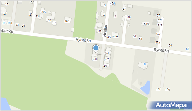 Sobolewo, Rybacka, 4/6, mapa Sobolewo