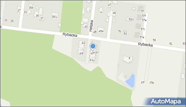 Sobolewo, Rybacka, 4/7, mapa Sobolewo