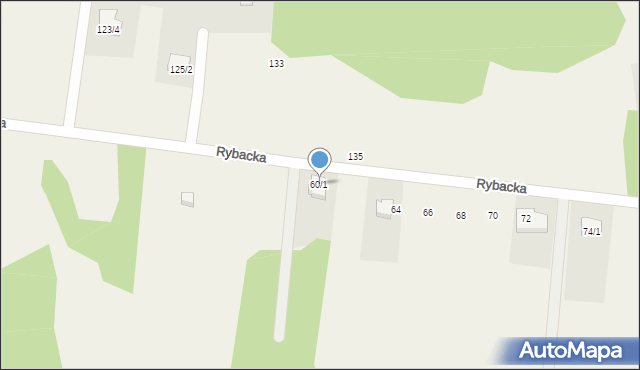 Sobolewo, Rybacka, 60/1, mapa Sobolewo