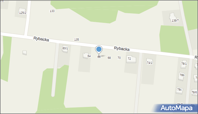 Sobolewo, Rybacka, 66, mapa Sobolewo