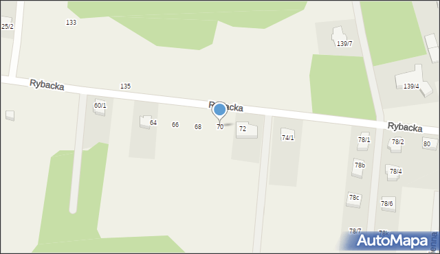 Sobolewo, Rybacka, 70, mapa Sobolewo