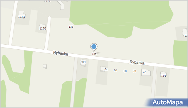 Sobolewo, Rybacka, 135, mapa Sobolewo