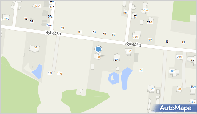 Sobolewo, Rybacka, 18, mapa Sobolewo