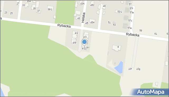 Sobolewo, Rybacka, 4/11, mapa Sobolewo