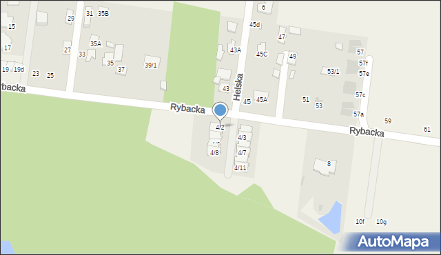 Sobolewo, Rybacka, 4/2, mapa Sobolewo