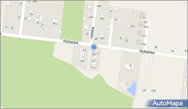 Sobolewo, Rybacka, 4/3, mapa Sobolewo
