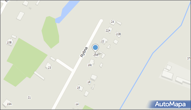 Sochaczew, Rybna, 20A, mapa Sochaczew