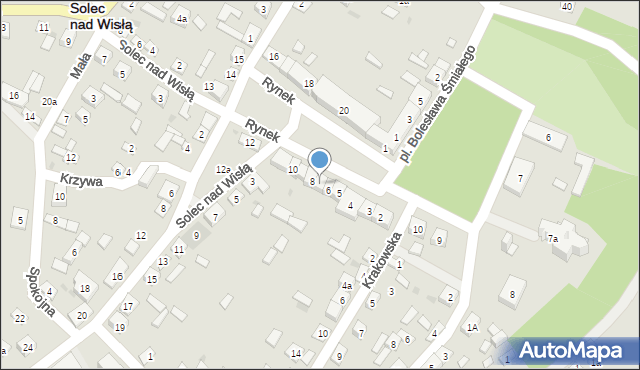 Solec nad Wisłą, Rynek, 7, mapa Solec nad Wisłą