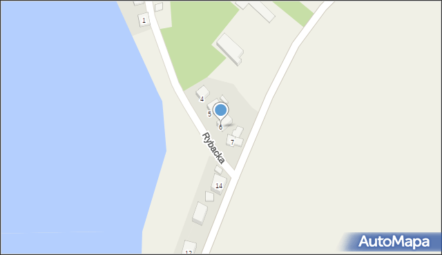 Sorkwity, Rybacka, 6, mapa Sorkwity