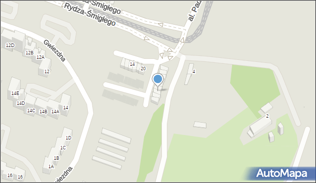 Sosnowiec, Rydza-Śmigłego Edwarda, marsz., 32, mapa Sosnowca