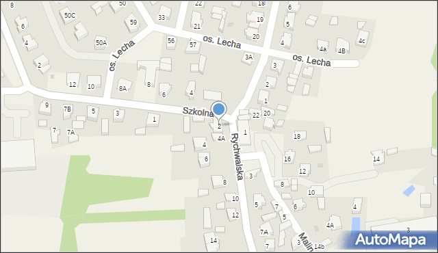 Stare Miasto, Rychwalska, 2, mapa Stare Miasto