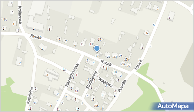 Stężyca, Rynek, 17, mapa Stężyca