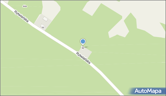 Strzegomek, Rytwiańska, 42, mapa Strzegomek