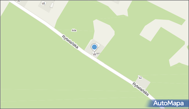 Strzegomek, Rytwiańska, 44, mapa Strzegomek