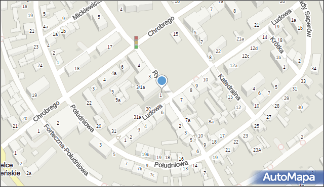 Strzelce Krajeńskie, Rynek, 1b, mapa Strzelce Krajeńskie