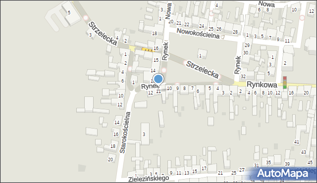 Sulmierzyce, Rynek, 11, mapa Sulmierzyce