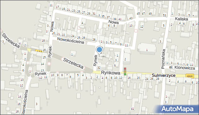 Sulmierzyce, Rynek, 31, mapa Sulmierzyce