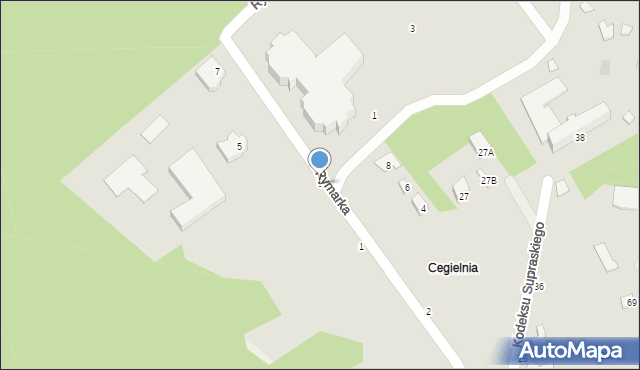 Supraśl, Rymarka, 3, mapa Supraśl