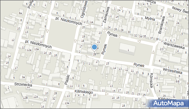 Swarzędz, Rynek, 18, mapa Swarzędz