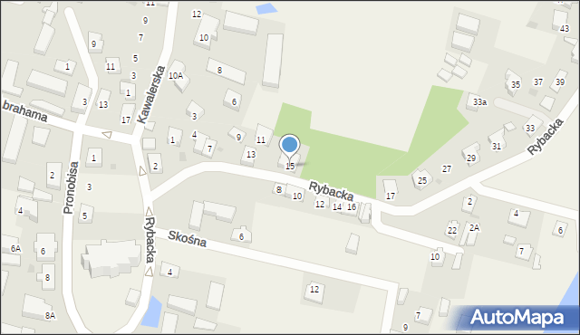 Swarzewo, Rybacka, 15, mapa Swarzewo