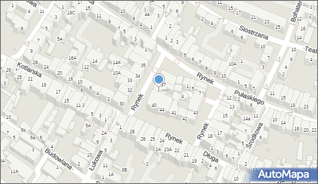 Świdnica, Rynek, 39, mapa Świdnicy