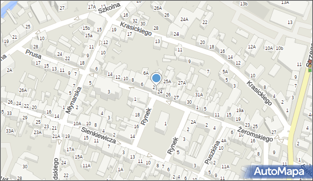 Świebodzice, Rynek, 23, mapa Świebodzice