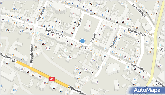 Świebodzice, Rynek, 9, mapa Świebodzice
