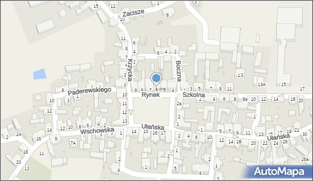 Święciechowa, Rynek, 6, mapa Święciechowa