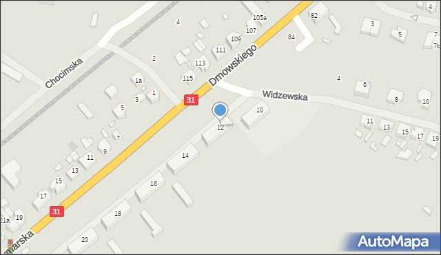 Szczecin, Rymarska, 12, mapa Szczecina