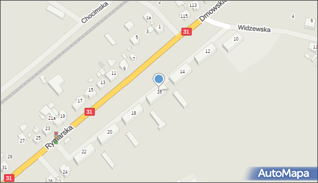 Szczecin, Rymarska, 16, mapa Szczecina