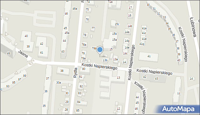 Szczecin, Rydla Lucjana, 79c, mapa Szczecina