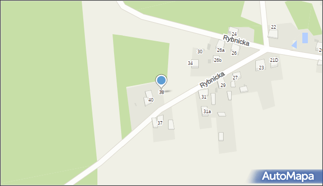 Szczejkowice, Rybnicka, 38, mapa Szczejkowice