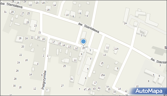 Szczepanów, Rynek Szczepanowski, 10, mapa Szczepanów
