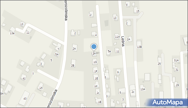 Szczerbice, Rybnicka, 1h, mapa Szczerbice