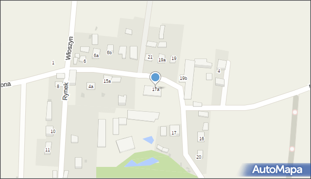 Szczurowa, Rynek, 17a, mapa Szczurowa