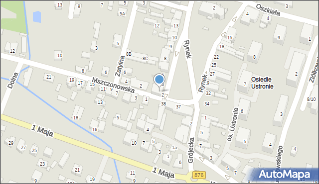 Tarczyn, Rynek, 4, mapa Tarczyn